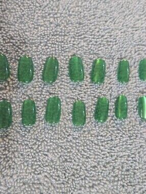 🍒🍒 Bundle Only (See Description) Clear Green Press-On Nail Set